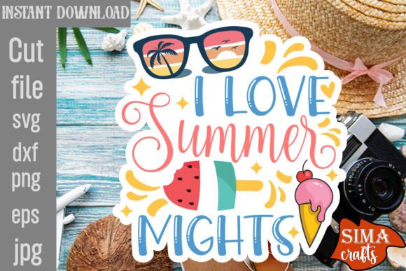 I Love Summer Nights SVG: A Designer's Review