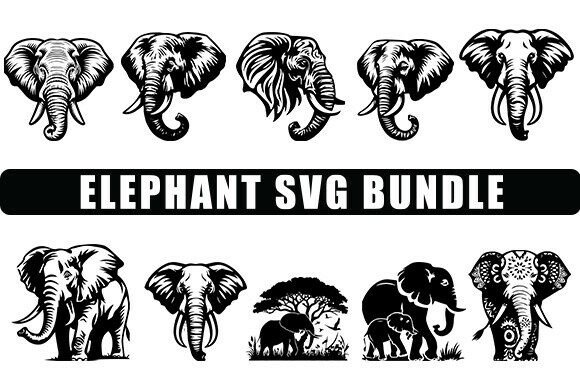 Review: 11 Elephant SVG Bundle for Embroidery
