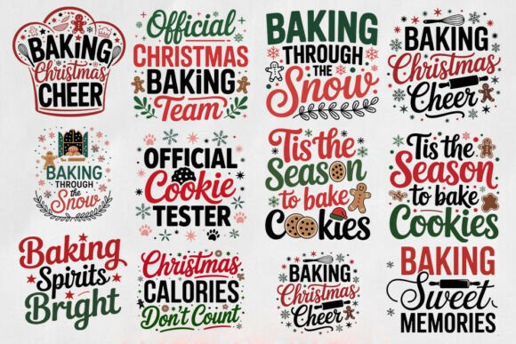 Review: Christmas Baking Crew SVG Bundle for Embroidery