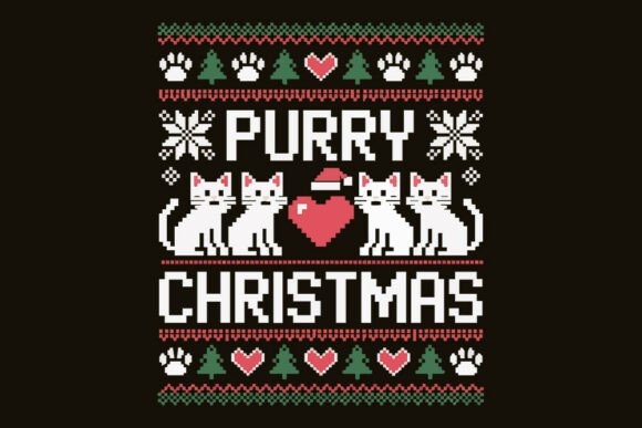 Review: Christmas Ugly Sweater SVG -Pixel Knit C