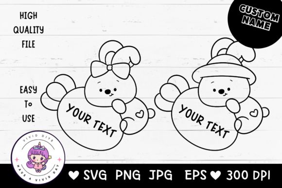 Review: Custom Name Easter Bunny SVG for Embroidery