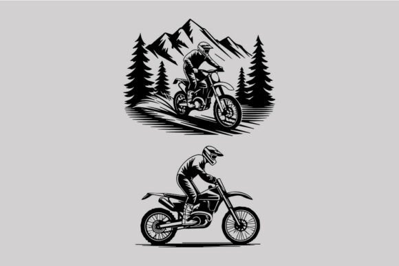 Review: Mountain Trail Dirt Bike Rider SVG for Embroidery