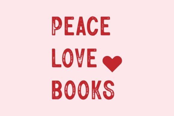Review: Peace Love Books SVG T-shirt Design PNG