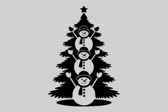 Review: Stacked Snowmen Christmas Tree SVG for Holiday Embroidery