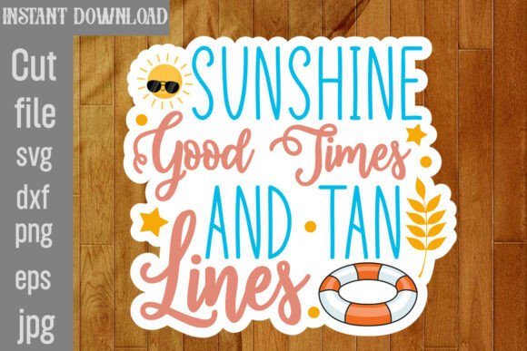 Review: Sunshine Good Times and Tan Lines SVG for Summer Stitching