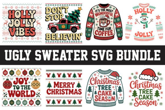 Review: Ugly Sweater Christmas SVG Bundle for Embroidery