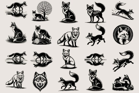 Reviewing the Mystical Fox Silhouette SVG Bundle