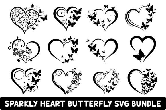 Reviewing the Sparkly Heart Butterfly Bundle