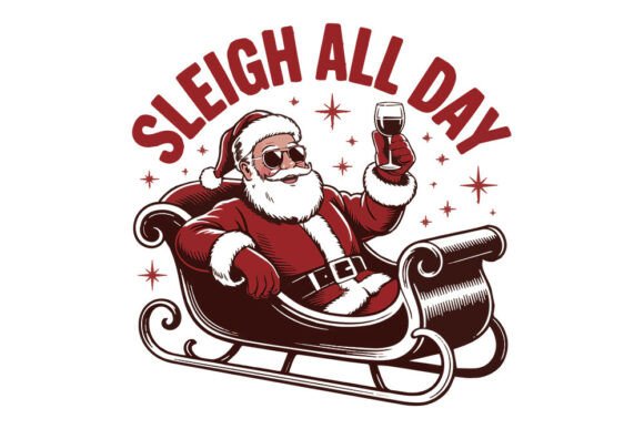 Vintage Holiday Charm: A Designer's Take on This Funny SVG